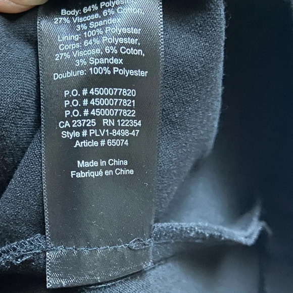 Babaton by Aritzia Masu Deep Plunge V Classic Black Midi Dress - Picture 11 of 16